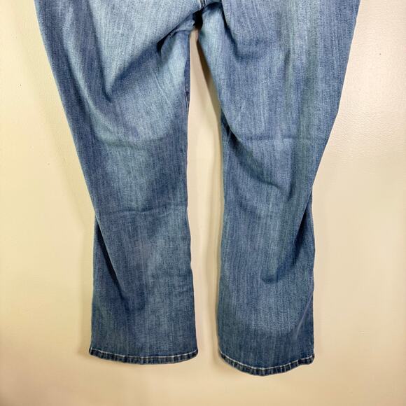 Evri Bootcut Jeans Womens Size 24W Medium Wash High Waist Stretch Denim Cotton - Picture 8 of 11